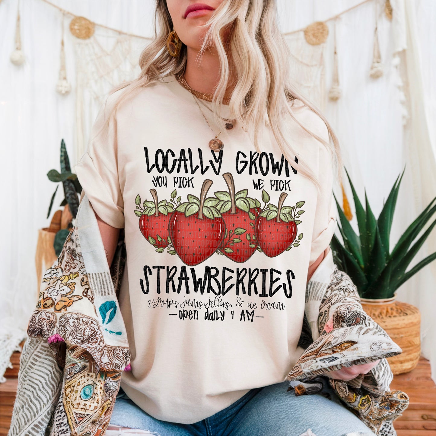 Locally Grown Strawberries-Ollie & Co.