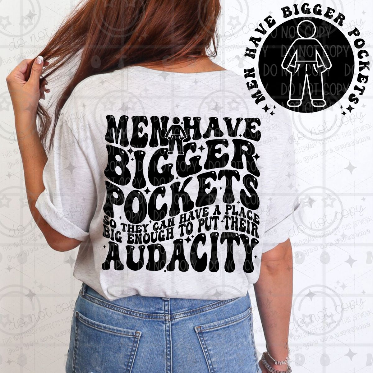 MEN HAVE BIGGER POCKETS