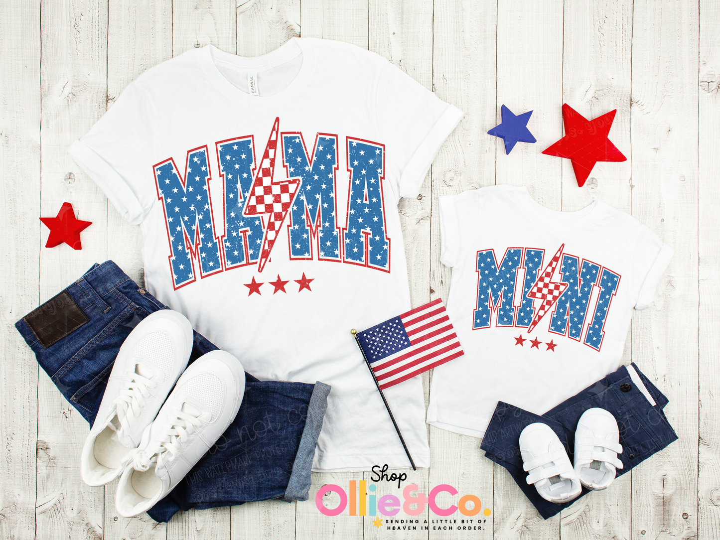Mini Patriotic Bolt-Ollie & Co.