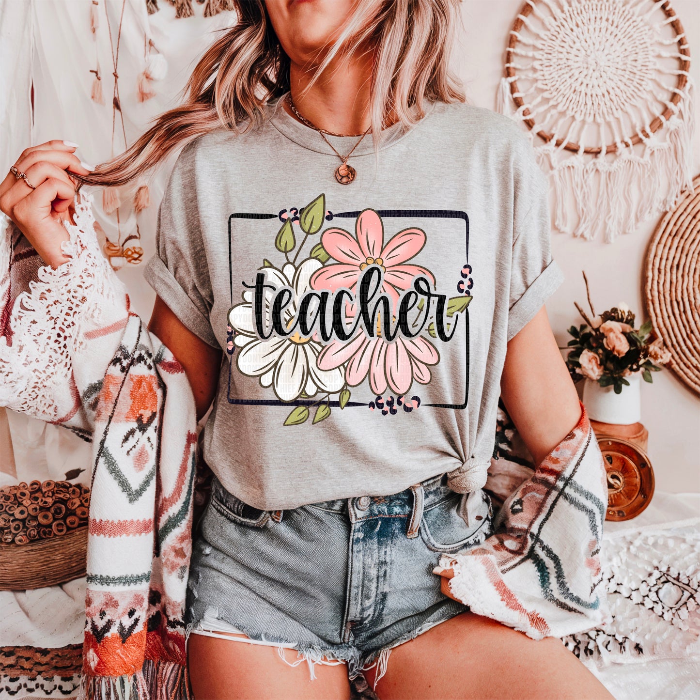Teacher Floral-Ollie & Co.
