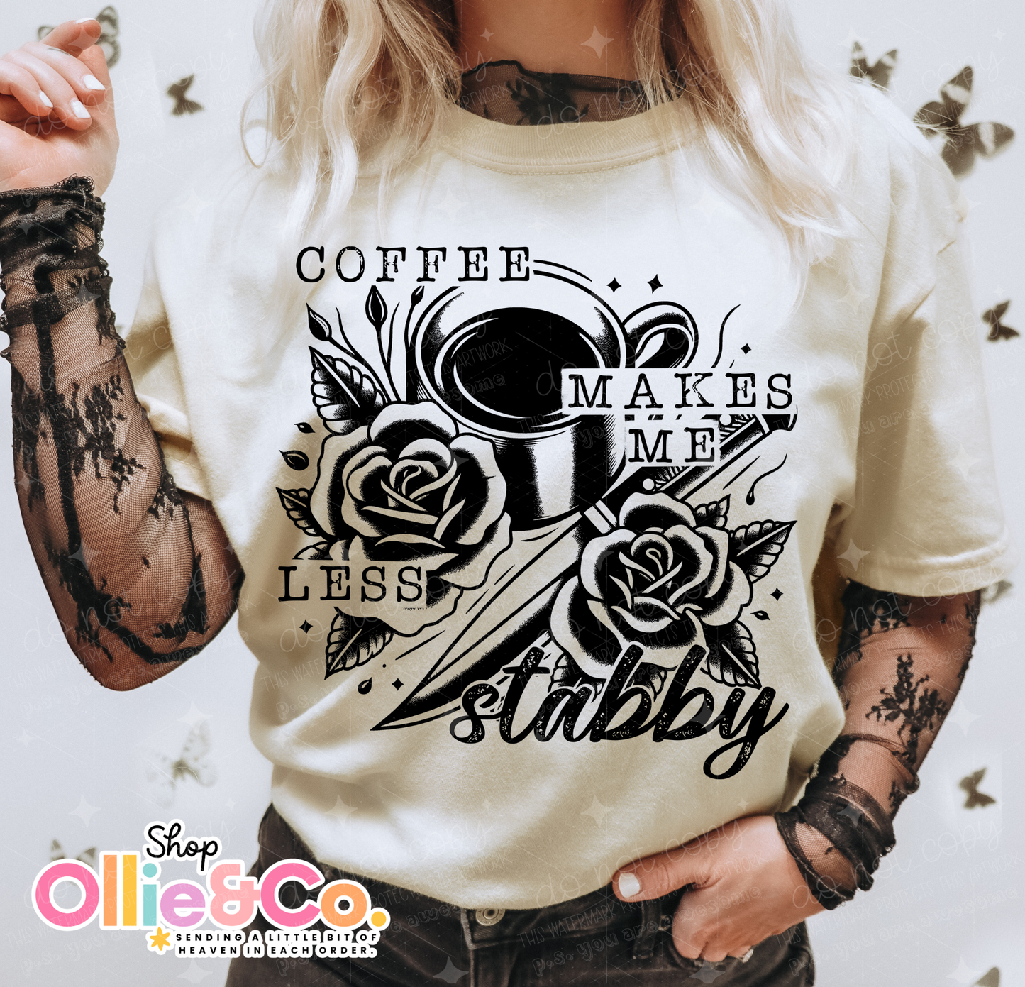 Coffee makes me less stabby-Ollie & Co.
