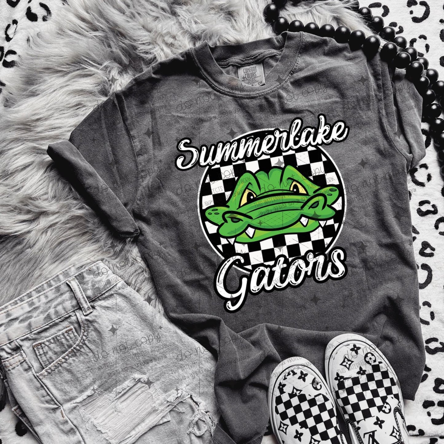 Checkered Custom Mascot-Ollie & Co.