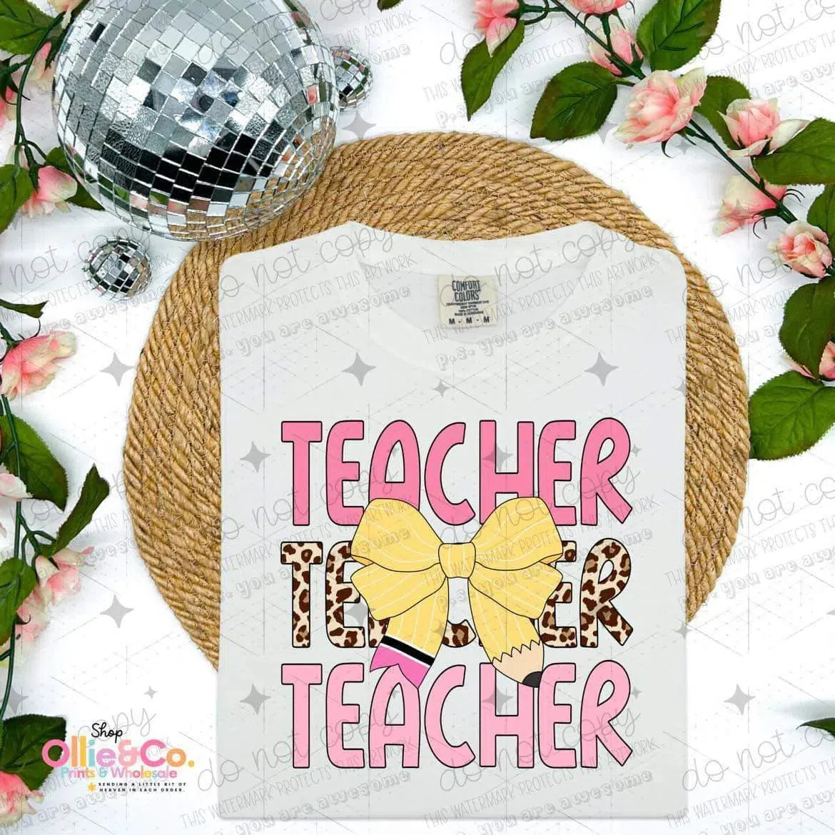 Teacher Bows-Ollie & Co.