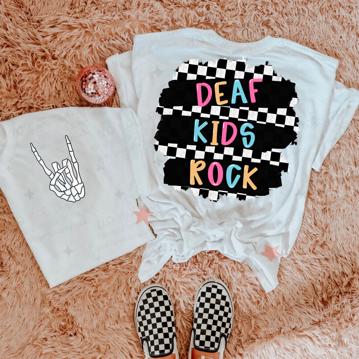 Deaf Kids Rock- Adult - Exclusive-Ollie & Co.