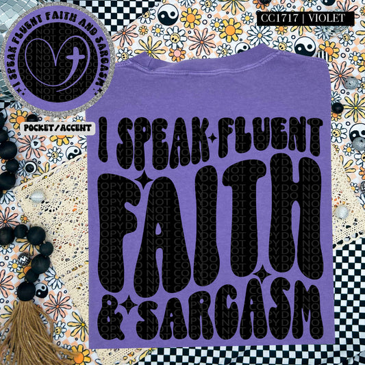 I speak fluent faith & sarcasm-Ollie & Co.