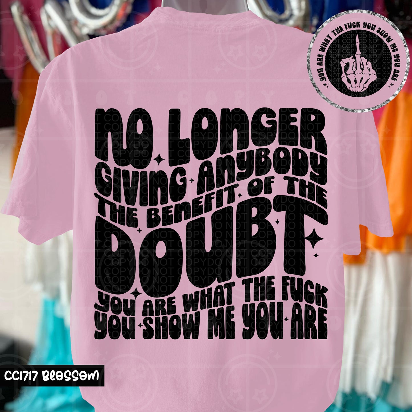 No longer giving anybody the benefit of the doubt