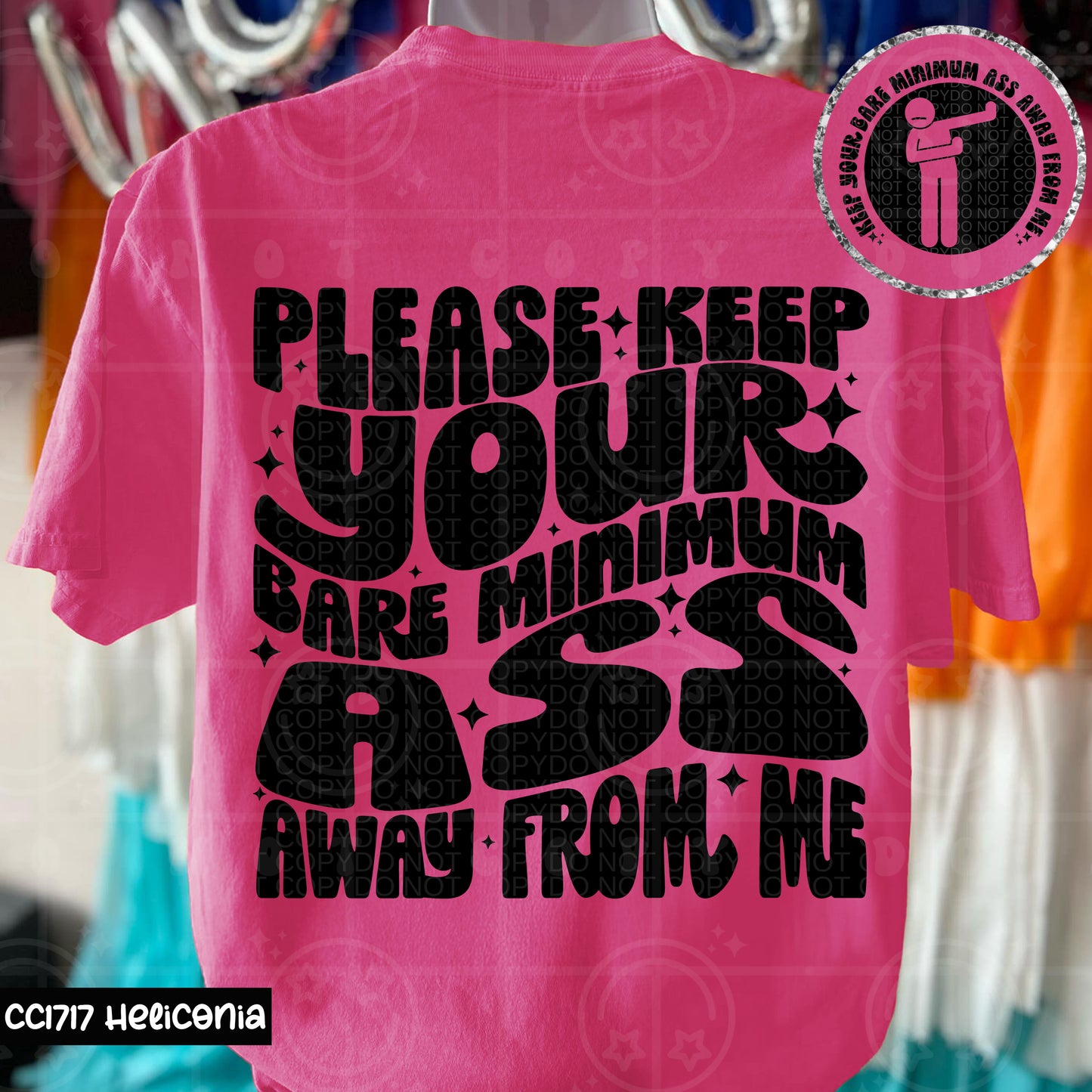 Please keep your bare minimum ass away