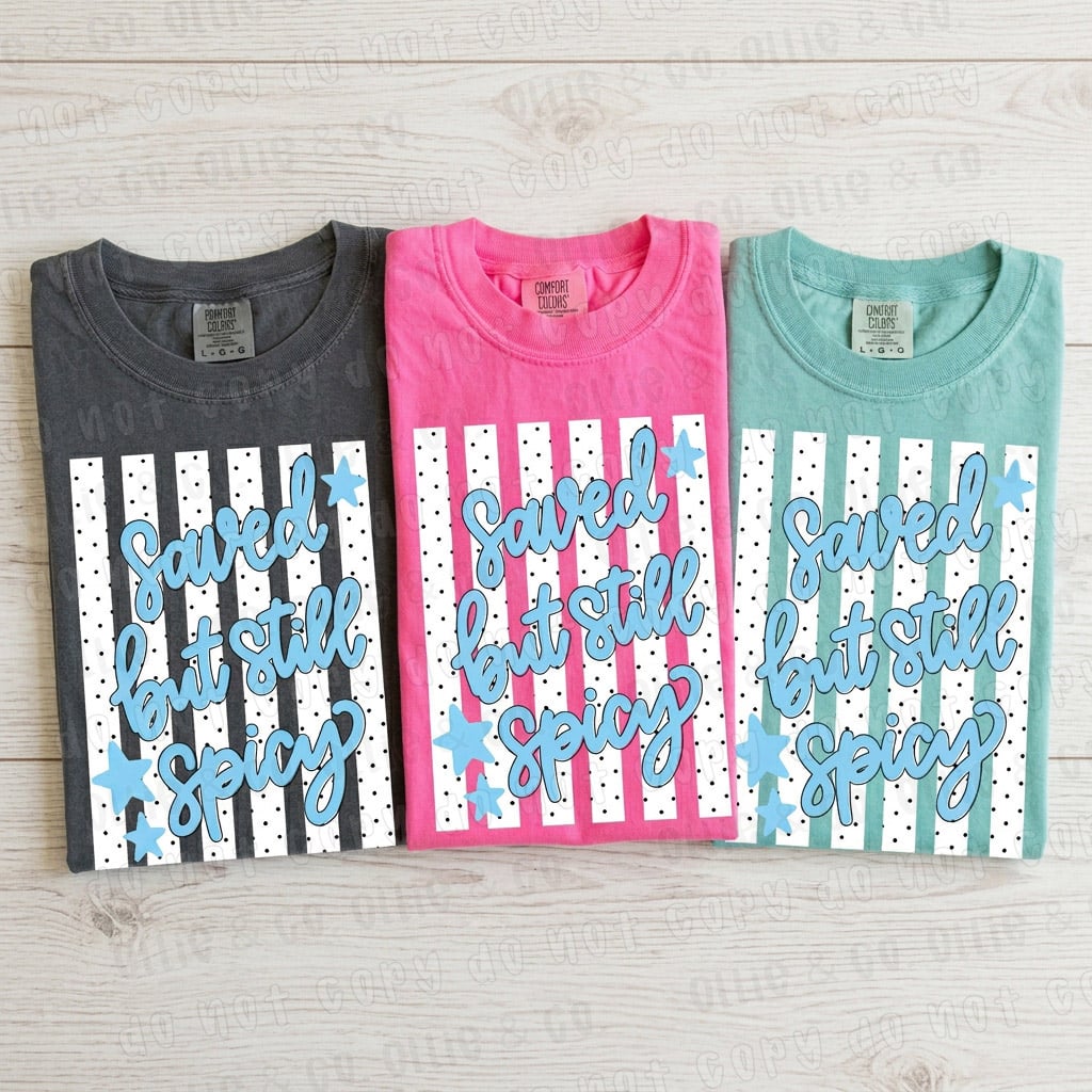 SAVED BUT STILL SPICY BLUE DOTS