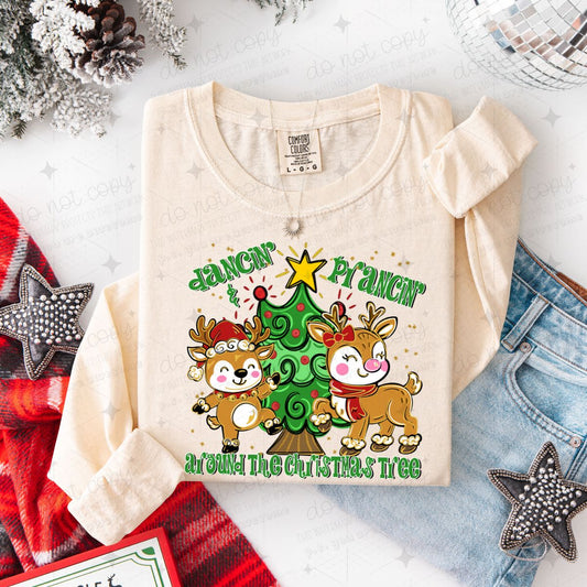 DANCIN' PRANCIN' AROUND THE CHRISTMAS TREE