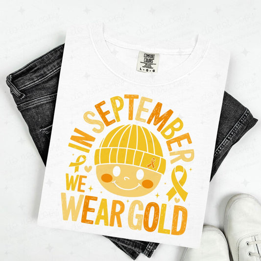 IN SEPTEMBER WE WEAR GOLD