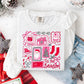 COQUETTE PINK CHRISTMAS DOODLE