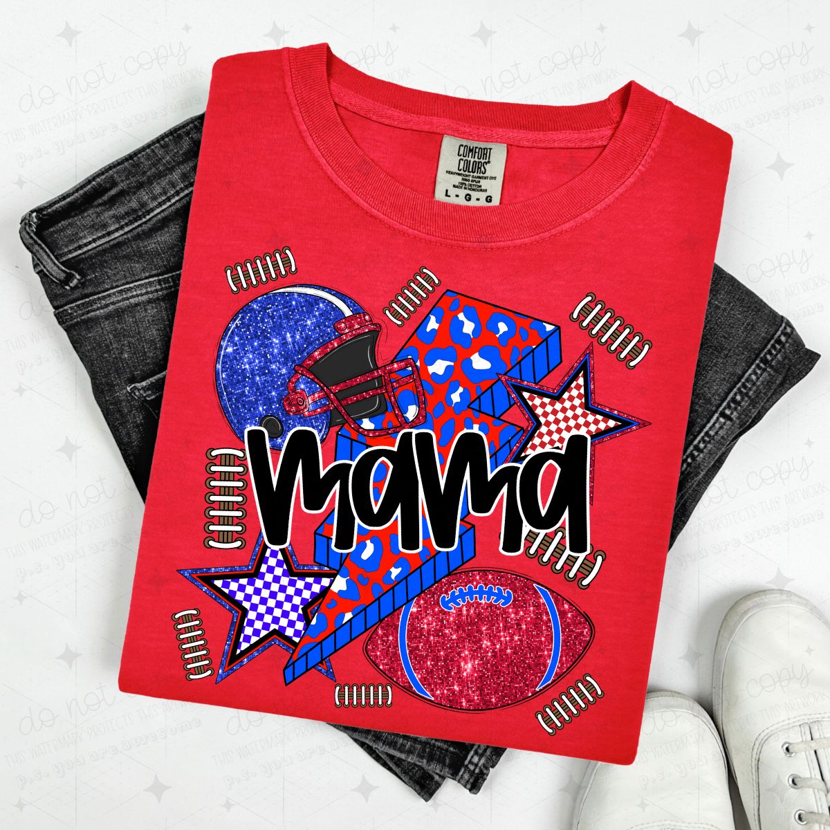 MAMA - FAUX SEQUIN