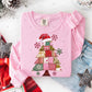 PATCHWORK CHRISTMAS TREE - FAUX GLITTER