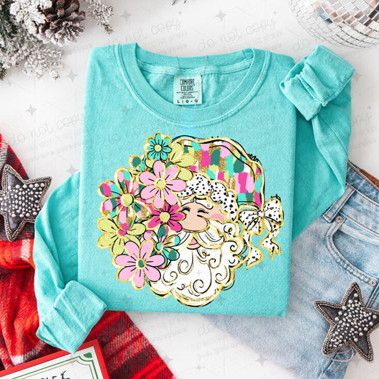 COQUETTE FLORAL BRUSHSTROKE SANTA