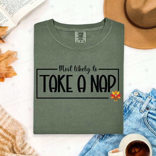 MOST LIKELY TO TAKE A NAP