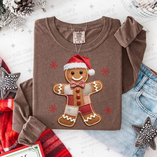 PATCHWORK GINGERBREAD MAN