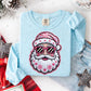 COOL SANTA - FAUX EMBROIDERY/FAUX SEQUIN