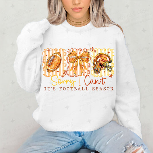 COQUETTE SORRY I CAN'T IT'S FOOTBALL SEASON