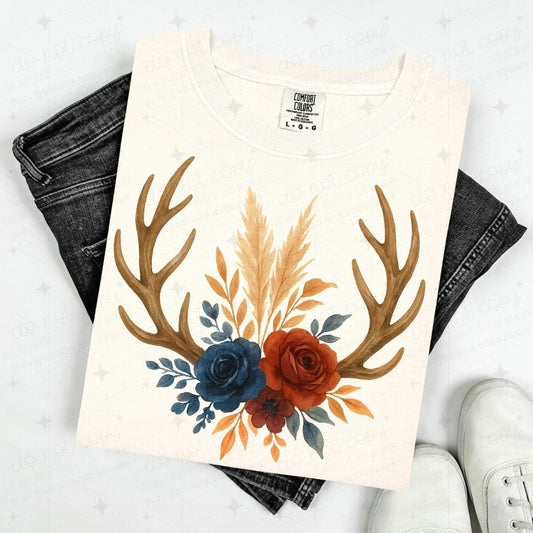 FLORAL ANTLERS