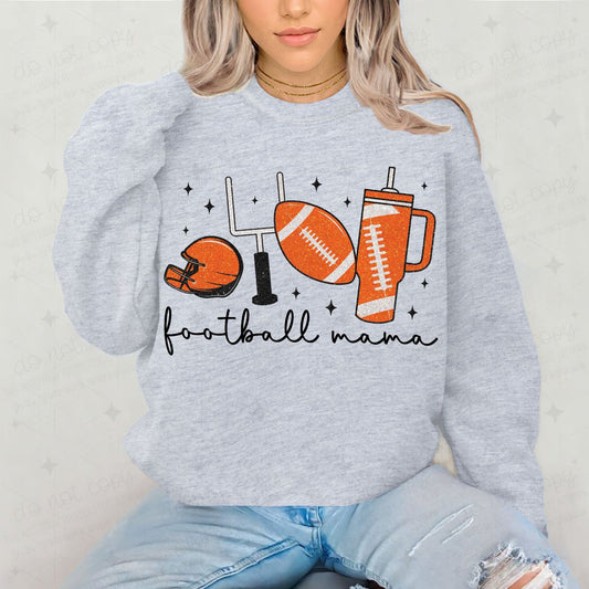 FOOTBALL MAMA *FAUX GLITTER*
