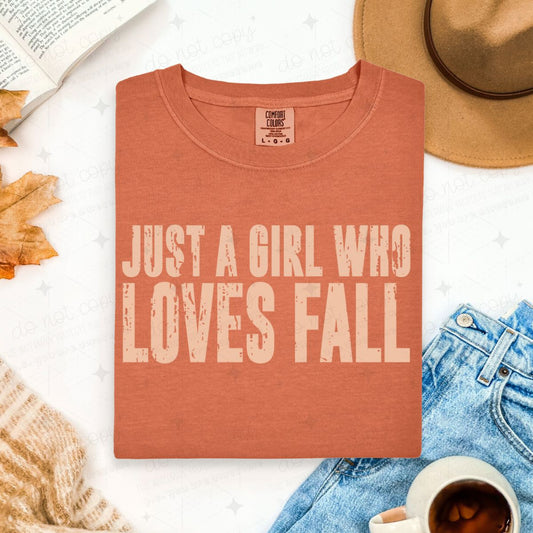 JUST A GIRL WHO LOVES FALL