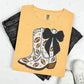 COQUETTE FOOTBALL BOOTS - BLACK W/FAUX GLITTER