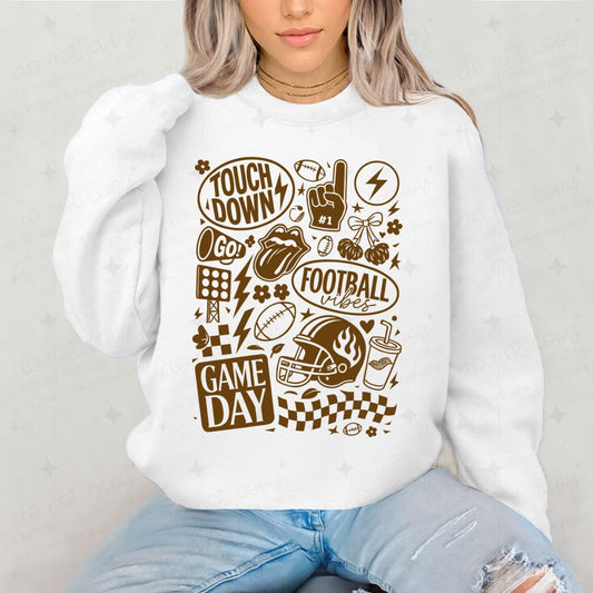 COQUETTE FOOTBALL DOODLE