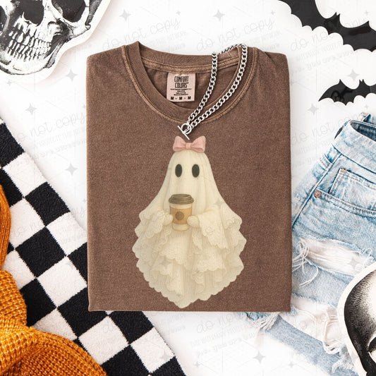 COQUETTE GHOST W/ A COFFEE