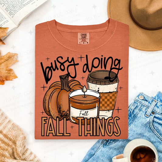 BUSY DOING FALL THINGS