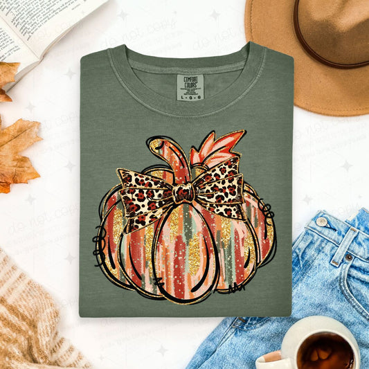 COQUETTE WATERCOLOR PUMPKIN