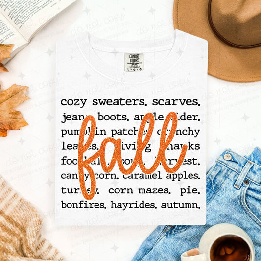 FALL - FAUX GLITTER