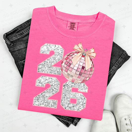 COQUETTE 2026 DISCO BALL - FAUX SEQUIN