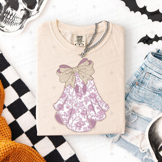 COQUETTE PURPLE FLORAL GHOST