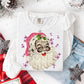 VINTAGE SANTA - FAUX SEQUIN