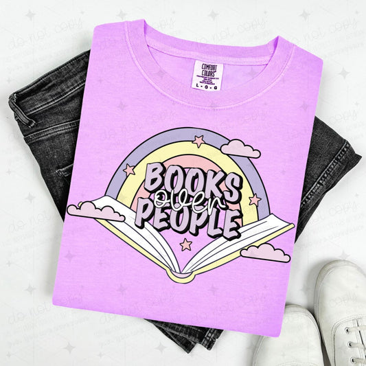 BOOKS OVER PEOPLE