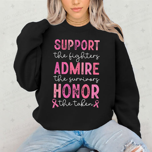 SUPPORT ADMIRE HONOR