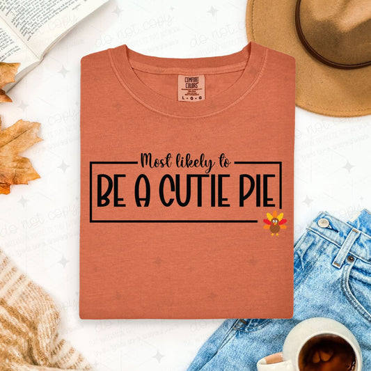 MOST LIKELY TO BE A CUTIE PIE
