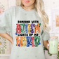 SOMEONE WITH AUTISM LIGHTS UP MY WORLD - FULL COLOR - *OLLIE & CO. EXCLUSIVE* - DTF TRANSFER