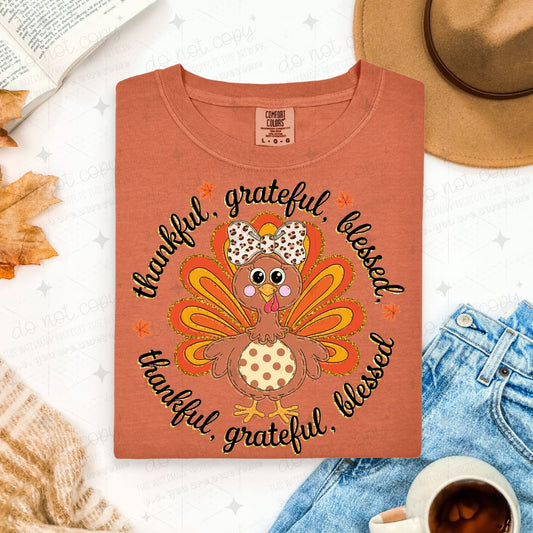 COQUETTE THANKFUL GRATEFUL BLESSED