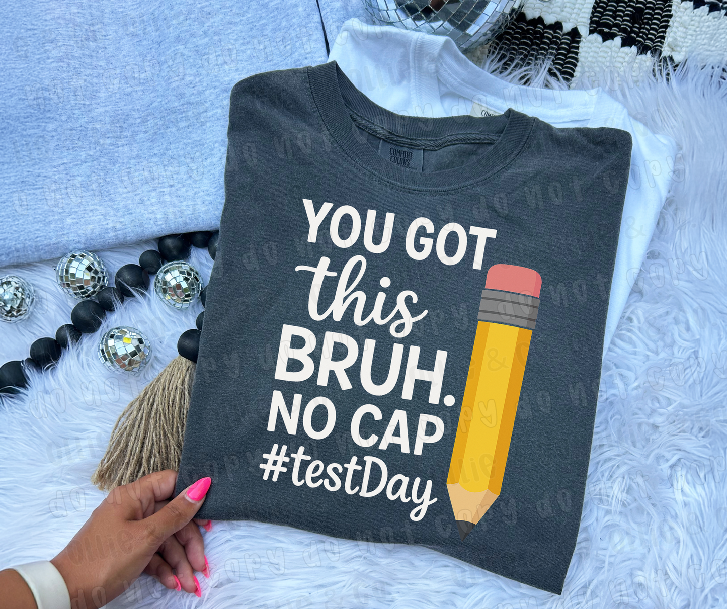 YOU GOT THIS BRUH NO CAP #TESTDAY