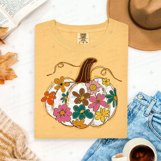 FLORAL RETRO PUMPKIN