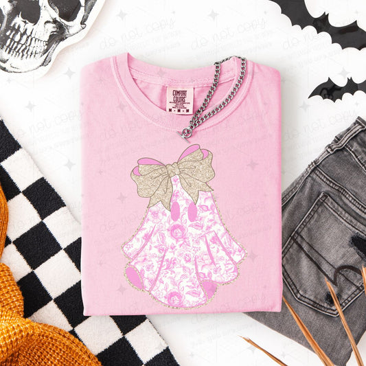 COQUETTE PINK  FLORAL GHOST