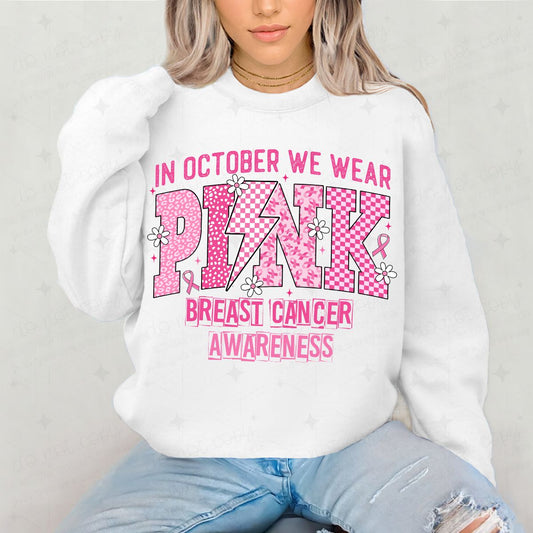 IN OCTOBER WE WEAR PINK