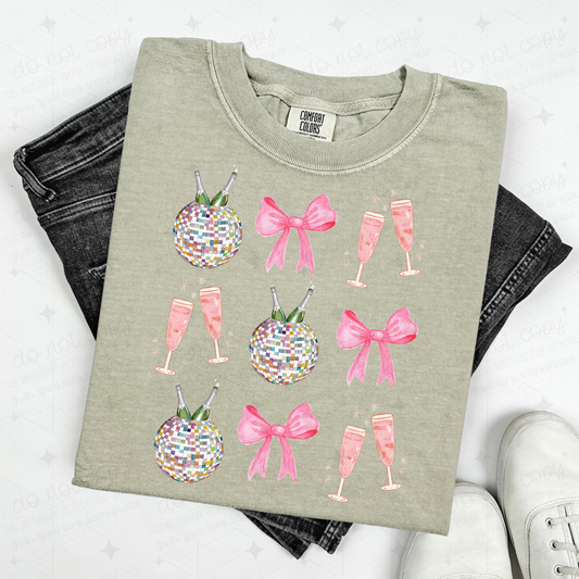 COQUETTE DISCO BALL CHEERS