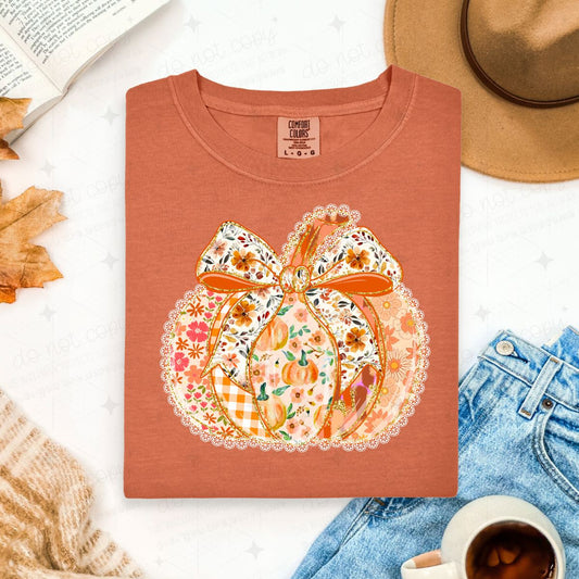 COQUETTE PUMPKIN *FAUX LACE*