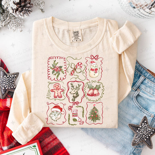 COQUETTE VINTAGE CHRISTMAS FRAMES