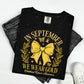 COQUETTE IN SEPTEMBER WE WEAR GOLD