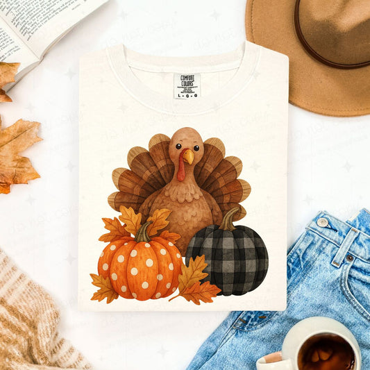 TURKEY & PUMPKINS