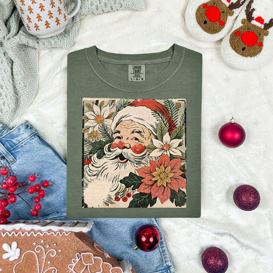 FLORAL VINTAGE SANTA