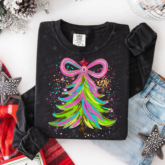 COQUETTE PAINT SPLATTER CHRISTMAS TREE